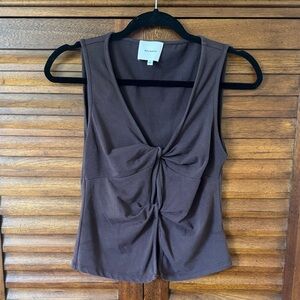Reformation Brown Tank Top